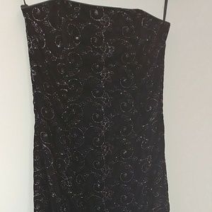 Scott Mclintock strapless dress fit sz 4